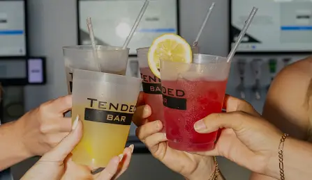 guests cheers to tendedbar technology