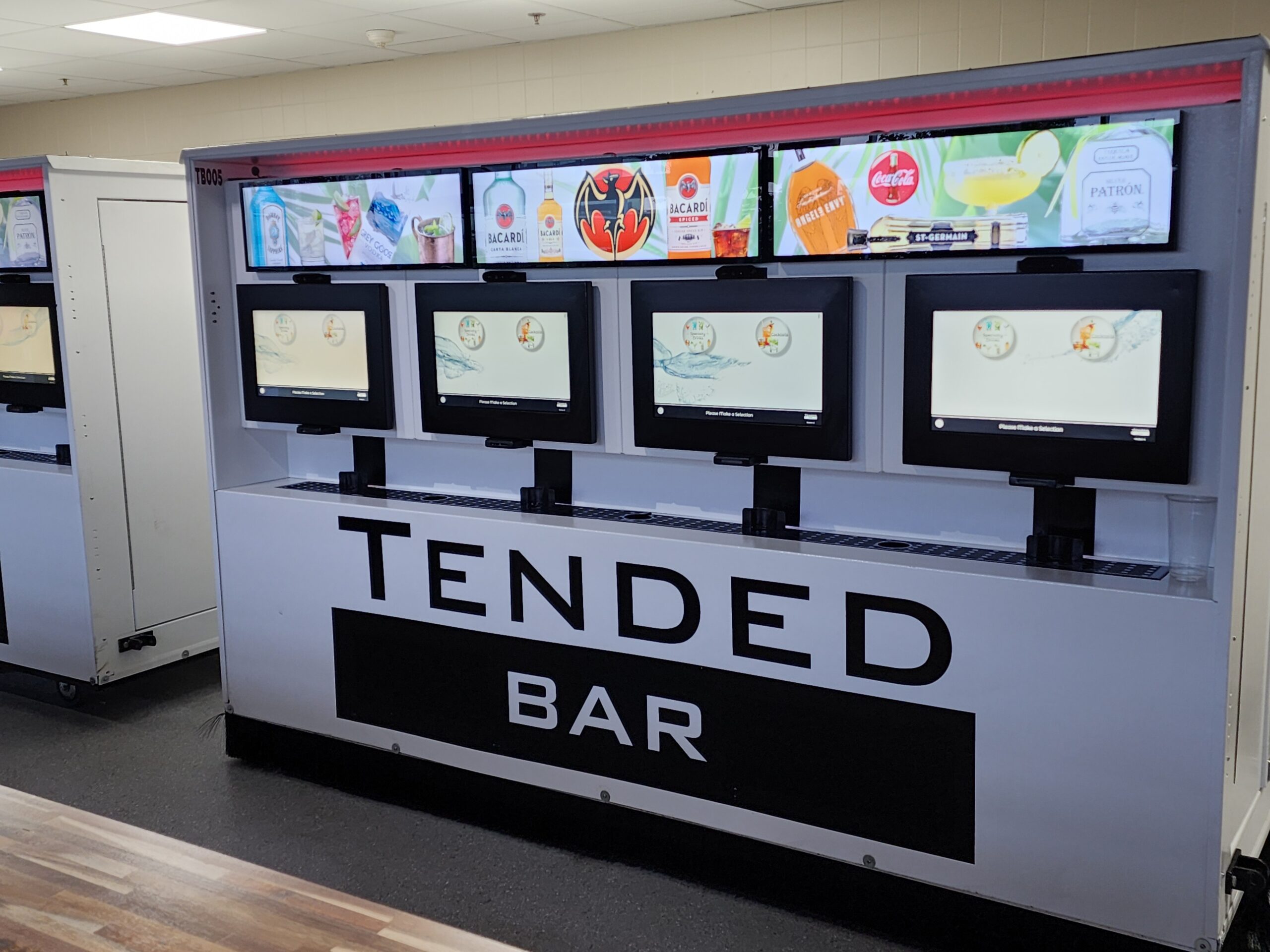 TendedBar commercial countertop beverage dispenser, standalone product shot for buyers